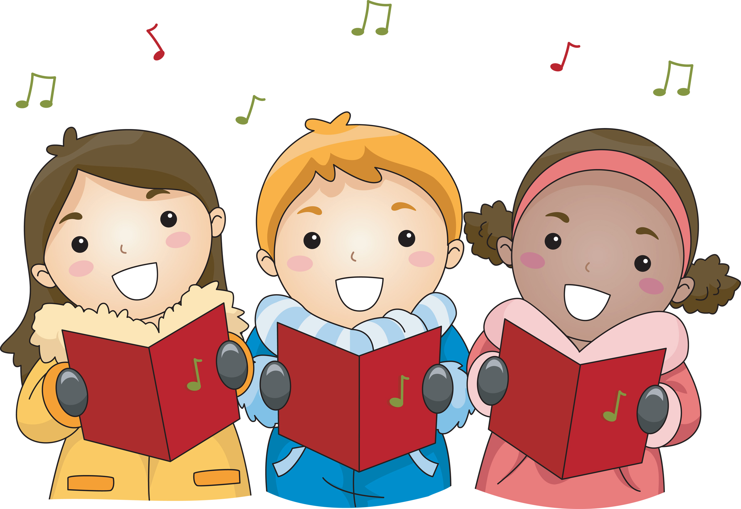 Children in Choir singing